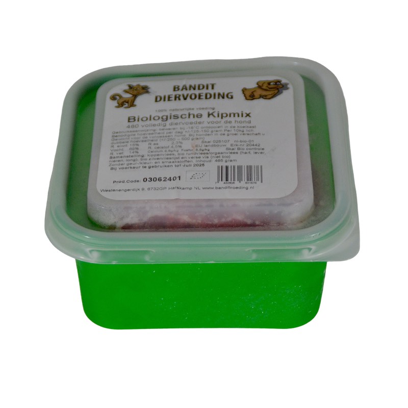 Bandit Biologische Kipmix Hond 465 gr.