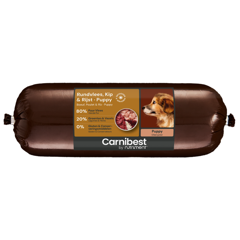Carnibest Rundvlees, Kip en Rijst Puppy