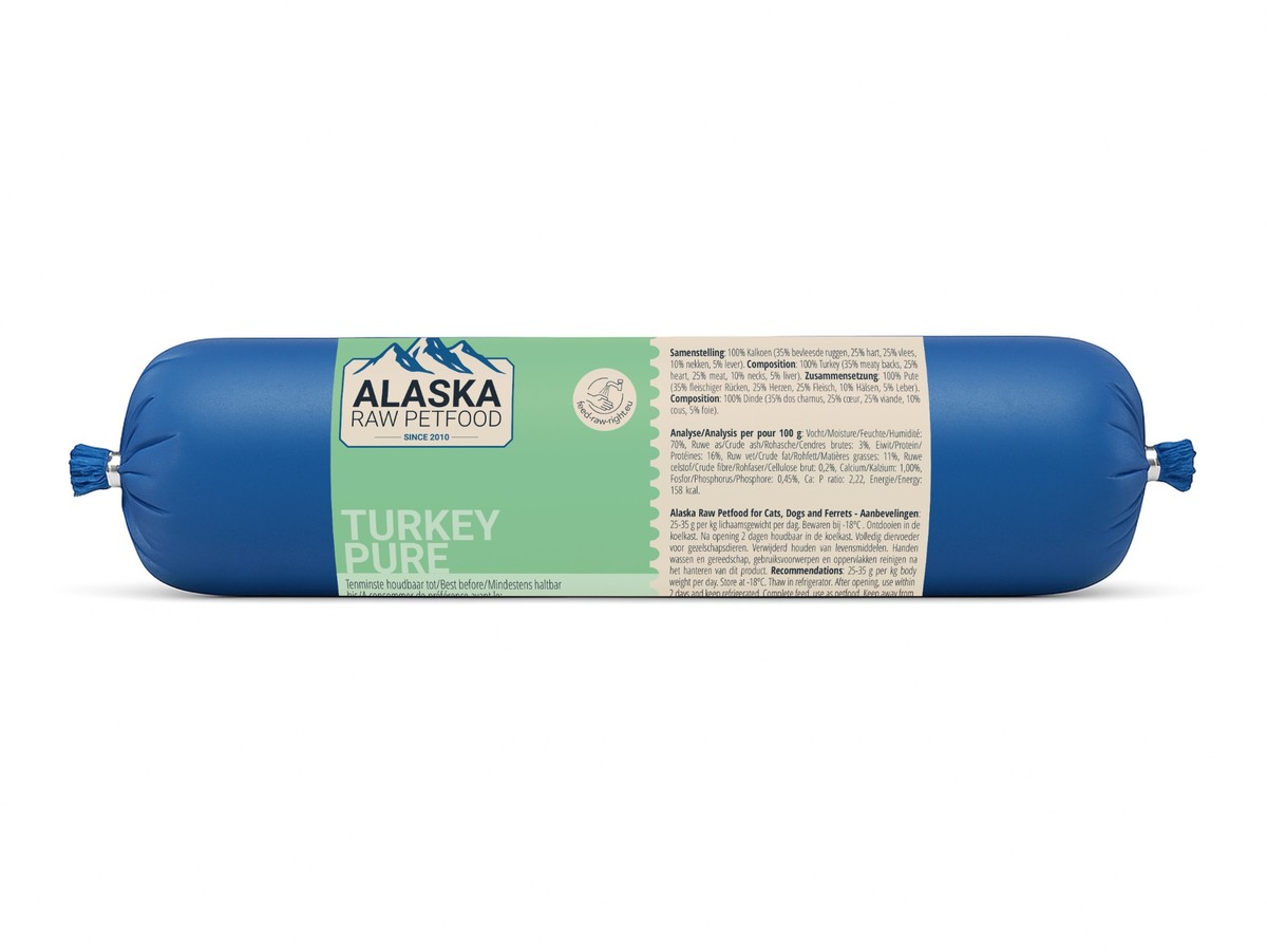 Alaska Cat Pure - Kalkoen 250 g