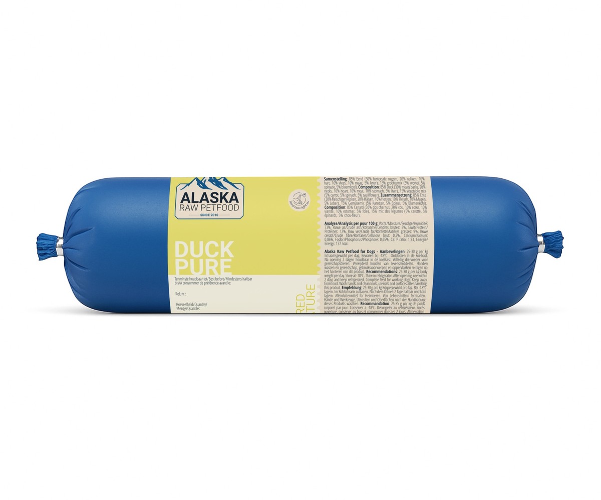 Alaska Dog Pure - Eend 800 g