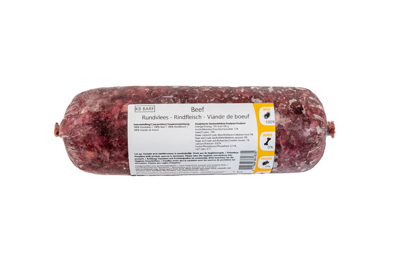 KB BARF Gemalen Rundvlees 1000 gr.
