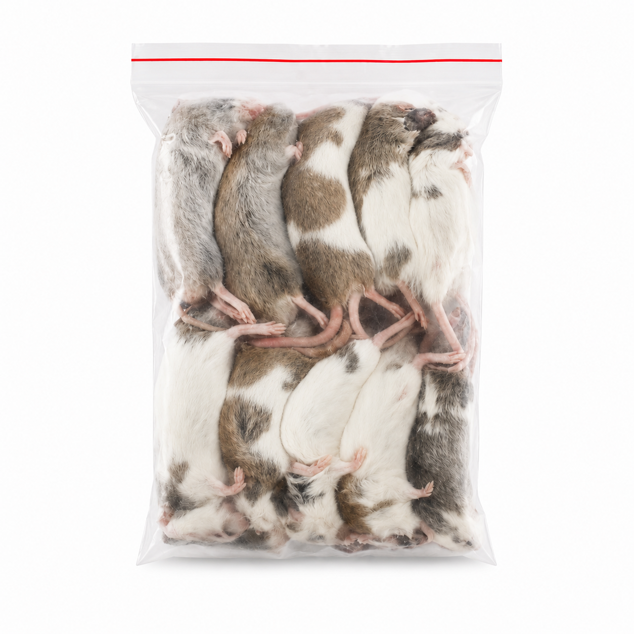 Veeltepelmuis 25-40 g - 10 stuks