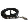 Biothane Hondelijn met Handvat - 13 mm (kleine hond), Zwart, 3 meter